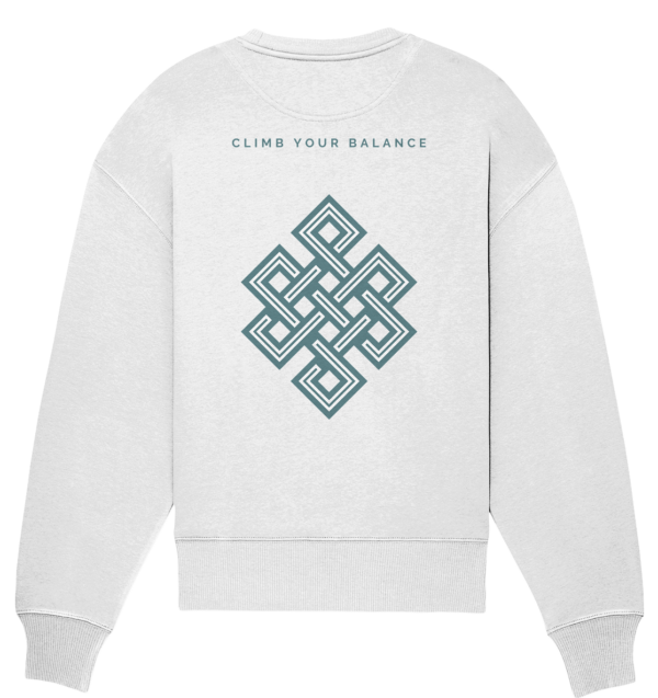 Symbolic Karma - Organic Oversize Sweatshirt – Bild 3