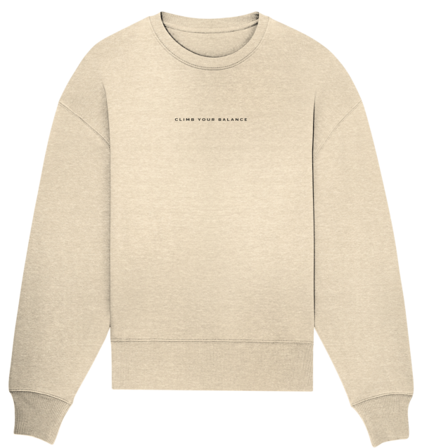 Respect the Change - Organic Oversize Sweatshirt – Bild 2